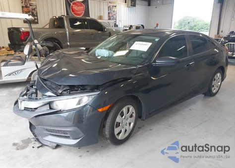 2017 Honda Civic Lx из США, поврежденный, VIN 19XFC2F50HE033776